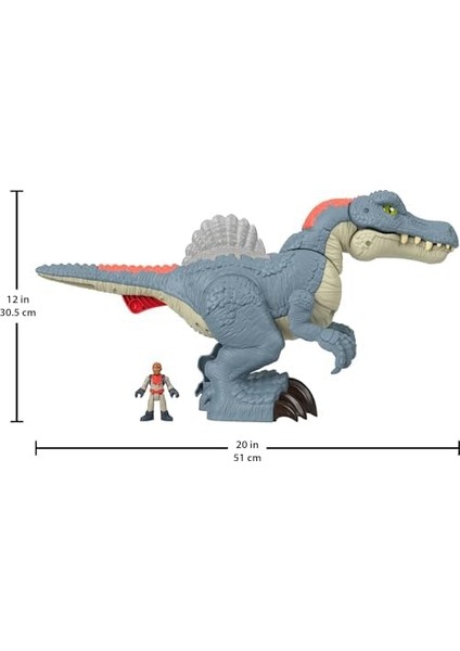 Imaginextnan Jurassic Worldnan Ultra Hızlı Spinosaurusnan modelleri