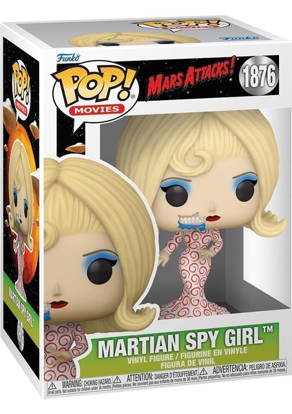Toys Funko Pop Movies: Mars Attacks - Martian Spy Girl Figür