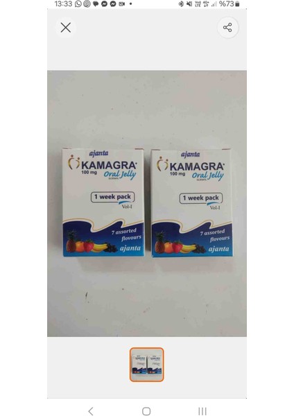 KAMAGRA10 100 Jel 2 Kutu 7 Li Orjinal Yurtdışı Ithal 100 Mg Meyveli Jelly KAMAGRA10