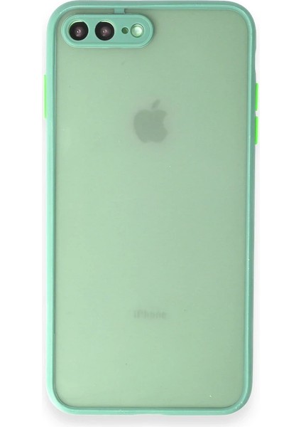 Iphone 7 Plus Kılıf Montreal Silikon Kapak - Turkuaz Svlrs