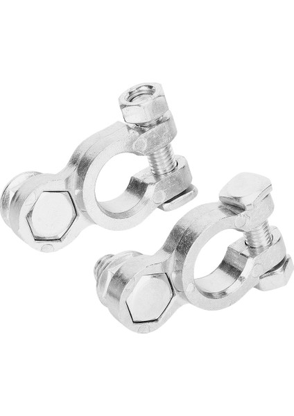 Çift 12/24V Evrensel Araç Akü Kutup Başları Saplama Tipi 10MM / 0.4 In Kablo Pozitif Negatif (Yurt Dışından) fiyatları