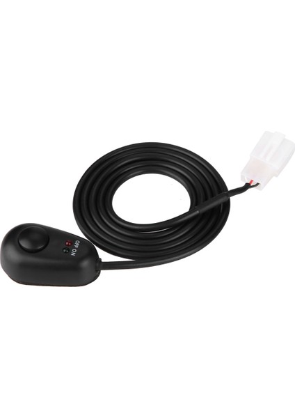 Kırmızı / Yeşil LED Gösterge Işıkları ile 1 Adet Su Damlası Şekli 12V Basmalı Düğme Anahtarı (Yurt Dışından)