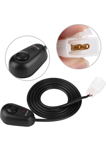 Kırmızı / Yeşil LED Gösterge Işıkları ile 1 Adet Su Damlası Şekli 12V Basmalı Düğme Anahtarı (Yurt Dışından) fırsatları