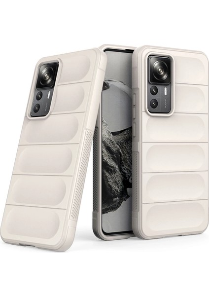 Xiaomi Mi 12T Pro Kılıf Optimum Silikon - Krem Svlrs fiyatları