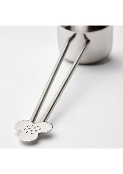 Paslanmaz Çelik Kahve Ölçüsü, 15 Cm, 1 Kişilik, Şık ve Dayanıklı Metal Tasarım