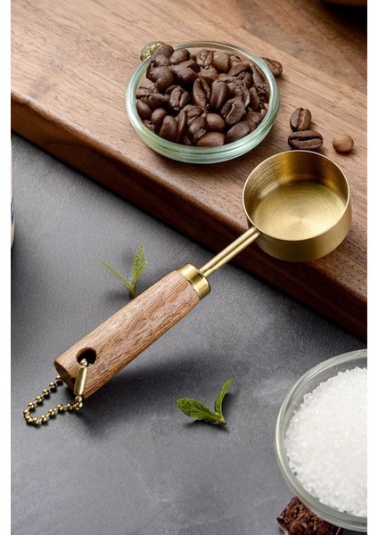 Gold Çelik Kahve ve Baharat Ölçü Kaşığı, 15ML, 1 Tbsp, Şık ve Kullanışlı fiyatları