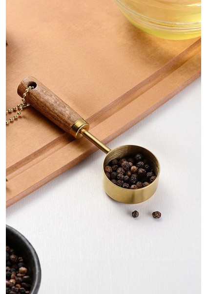 Gold Çelik Kahve ve Baharat Ölçü Kaşığı, 15ML, 1 Tbsp, Şık ve Kullanışlı modelleri