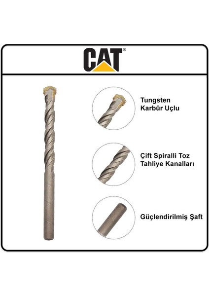 8 Parça Tungsten Karbür Beton Matkap Uç Seti, Dayanıklı ve Yüksek Performanslı. indirimleri