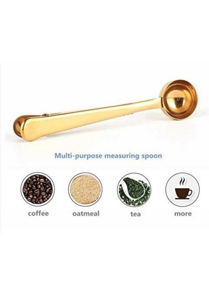 Paslanmaz Çelik Kahve Kaşığı, Çok Fonksiyonlu Mutfak Klipsi, Ölçü, Un ve Şeker Ölçeği modelleri