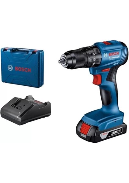 Güçlü Akülü Darbeli Vidalama Makinesi 18V, 2.0 Ah, Kılıf Dahil