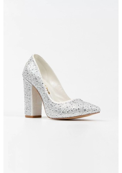 Kadın Moda Şık Gold Sultan Taşlı Klasik Sivri Kalın Düğün Nişan Gece Abiye Ayakkabı fiyatları