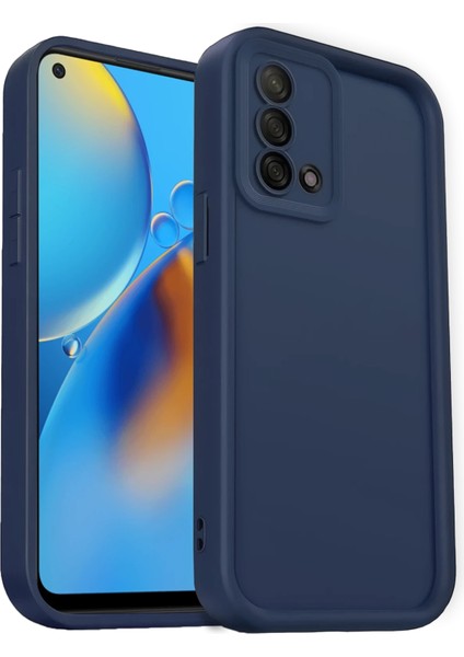 A74 4g Kılıf Viera Silikon - Lacivert Svlrs