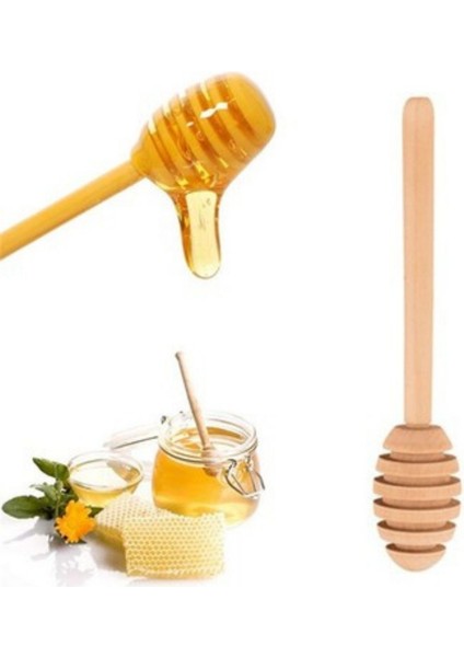 Kahverengi Ahşap Bal Reçel Kaşığı 4'lü, 10 Cm, Doğal ve Şık Tasarım fiyatları