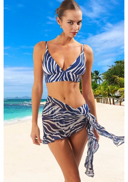 Desenli Pareo Yaz Koleksiyonu Hızlı Kuruyan Yüksek Konfor Su Sporları Için