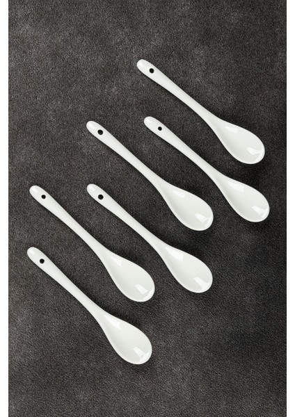 Renkli Porselen Çay ve Tatlı Kaşığı Takımı, 6'lı, Şık ve Kullanışlı Set modelleri