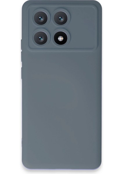 Xiaomi Poco X6 Pro Kılıf Nano Içi Kadife Silikon - Gri Svlrs