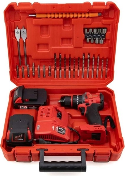 36V Red Şarjlı Matkap, Güçlü ve Taşınabilir Elektronik Alet