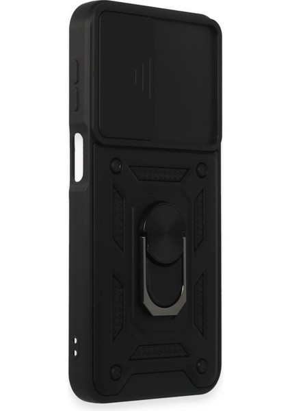 Samsung Galaxy M34 5g Kılıf Pars Lens Yüzüklü Silikon - Siyah Svlrs modelleri