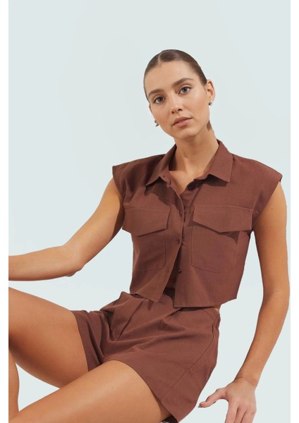 Tropikal Desenli Pamuklu Şortlu Gömlek Takım Yazlık Plaj Giyim Profesyonel Görünüm Şık fiyatları