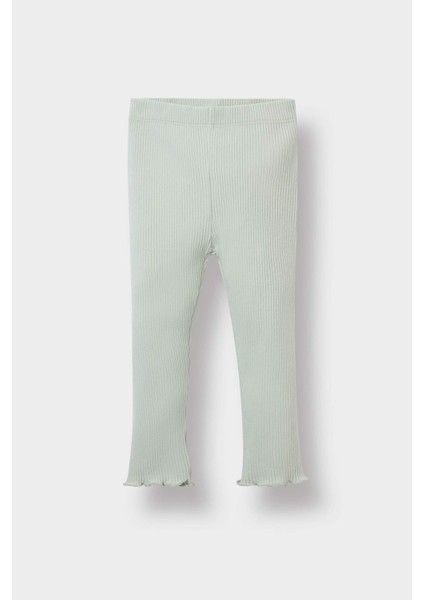 Kız Bebek 2'li Takım Çiçekli Uzun Kollu Fitilli Kaşkorse Tişört Tayt Y1122A225AU fiyatları