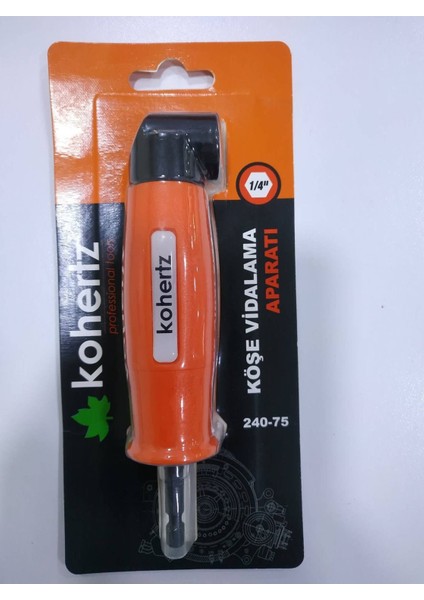 Köşe Vidalama Aparatı 1/4, Pratik ve Kullanışlı El Aleti, Dayanıklı ve Kolay Kullanım