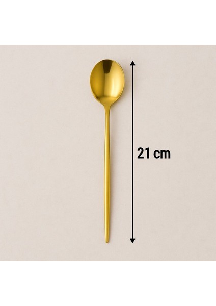 Paslanmaz Çelik 6'lı Yuvarlak Yemek Kaşığı Seti fiyatları