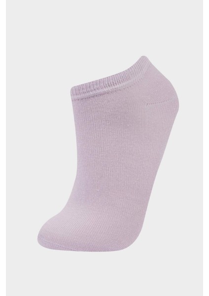 Kız Çocuk 5'li Pamuklu Patik Çorap