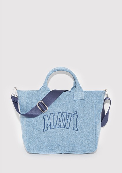 Mavi Logo Denim Tote Çanta 1913377-82770