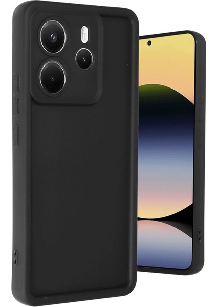Xiaomi Redmi Note 14 4g Kılıf Viera Silikon - Siyah Svlrs