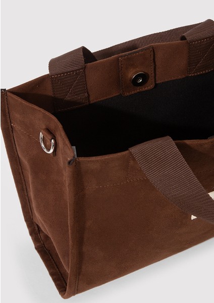 Kahverengi Tote Çanta 1912081-88062 fırsatları