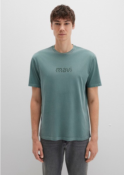 Mavi Baskılı Yeşil Tişört 0612933-71917 fırsatları