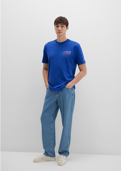 Mavi Jeans Baskılı Mavi Tişört 0612937-70907 fiyatları