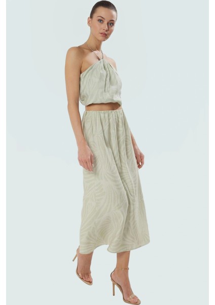 Şık Çiçekli Viskoz Bluz Etek Takım Rahat Günlük Stil Profesyonel Görünüm Yüksek Kalite fiyatları