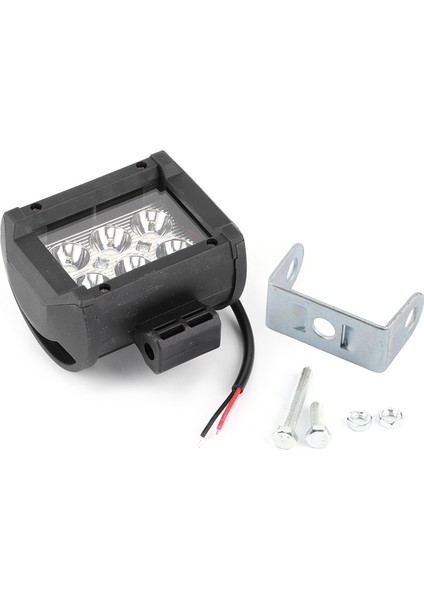 4in 18W 6led Çalışma Işığı 6000K 1500LM Lamba Takma Araba Motosiklet Off Road Için (Yurt Dışından)
