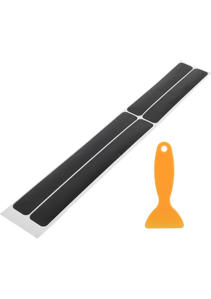4 Adet Araba Kapı Eşiği Koruyucu Kapakları Anti Scratch Guard 3D Karbon Fiber Dekorasyon Evrensel (Yurt Dışından)