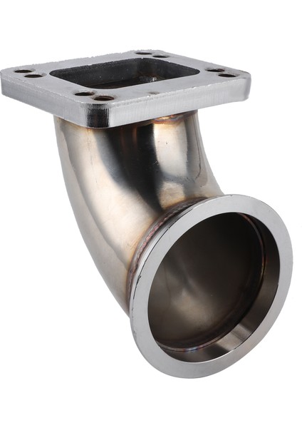 3.0 Inç Vband To T3 Turbo Flanş 90° Viraj Adaptör Flanş Cnc Işleme 304 Turboşarj Için (Yurt Dışından)