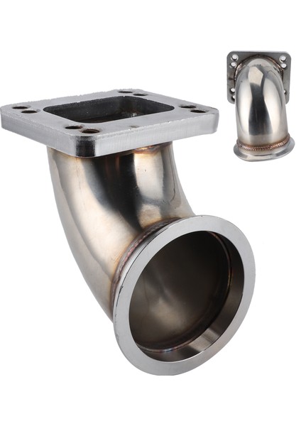 3.0 Inç Vband To T3 Turbo Flanş 90° Viraj Adaptör Flanş Cnc Işleme 304 Turboşarj Için (Yurt Dışından) modelleri