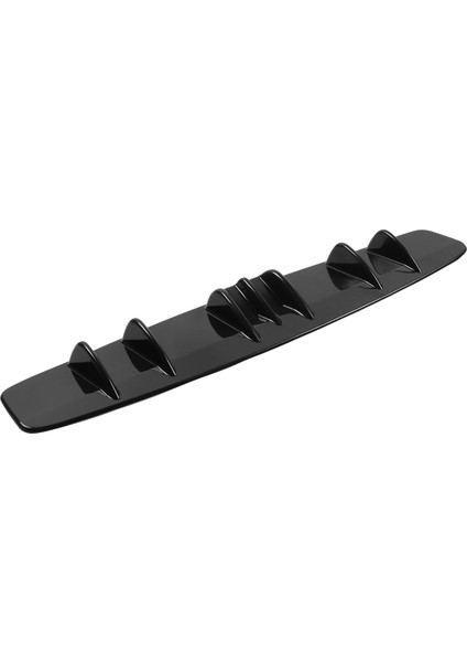 Evrensel Arka Spoiler Köpekbalığı Yüzgeci Kuyruk Tampon Difüzör Dudak Parlak Siyah Dış Gövde Kiti (Yurt Dışından) fiyatları