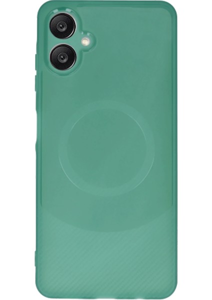 Samsung A06 Kılıf Maya Karbon Kapak - Koyu Yeşil Svlrs