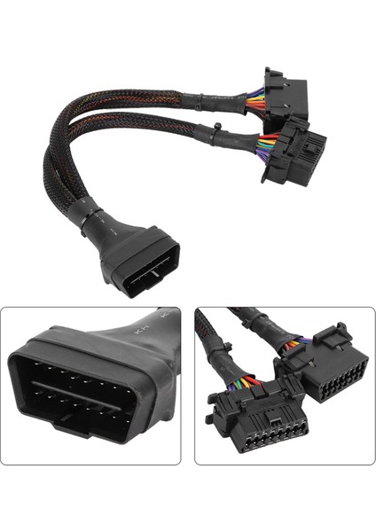 1 Ila 2 Obd Adaptörü Splitter Y Kablosu Uzatma Kablosu Araç Teşhis Tarama Aracı (Yurt Dışından) fırsatları