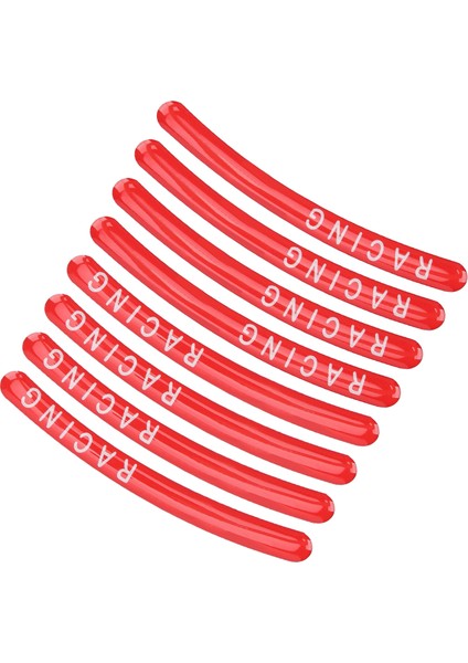 8pcs Jant Çıkartmaları Su Geçirmez Yansıtıcı Lastik Dekorasyon Için Kawasaki Yarış Cartype 1 (Yurt Dışından) modelleri
