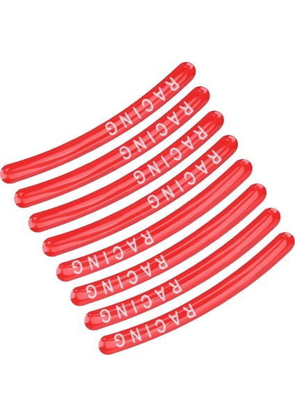 8pcs Jant Çıkartmaları Su Geçirmez Yansıtıcı Lastik Dekorasyon Için Kawasaki Yarış Cartype 1 (Yurt Dışından) fırsatları