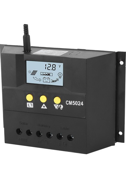 Pwm Solar Şarj/deşarj Kontrol Cihazı Hücre Paneli Akü Sistemi LCD Ekran 50A 12V / 24V (Yurt Dışından) fırsatları
