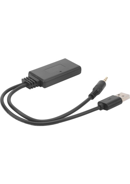 Araba Kablosuz Bluetooth 5.0 Alıcı Müzik Çalar Ses Adaptörü Konektörü 3.5 mm Aux + 5 V/12 V USB Bağlantı Noktası (Yurt Dışından) modelleri