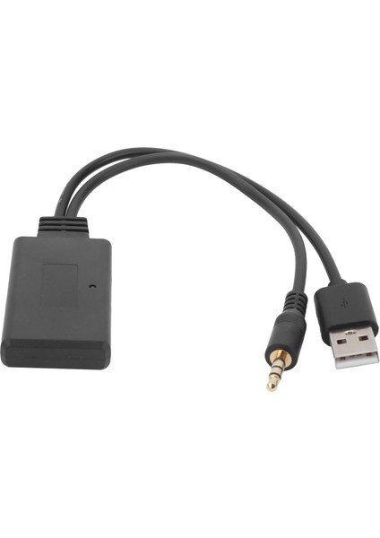 Araba Kablosuz Bluetooth 5.0 Alıcı Müzik Çalar Ses Adaptörü Konektörü 3.5 mm Aux + 5 V/12 V USB Bağlantı Noktası (Yurt Dışından) fırsatları