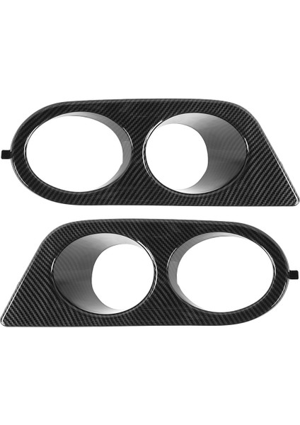 2 Adet Ön Tampon Sis Lambası Kapağı Çift Delikli Araba Aksesuarı Için Fit E46 M3 2001-2006CARBON Fiber Tarzı (Yurt Dışından)
