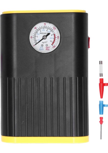 Otomobil Hava Kompresörü Lastik Şişirme Mini Cep Pointer Ekran LED Işık 12V 120W (Yurt Dışından)