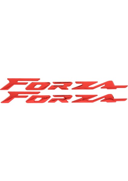 Çift Amblem Çıkartmaları 3 Boyutlu Motosiklet Vücut Çıkartmaları Honda Forza Için 300 125 250RED (Yurt Dışından)