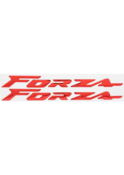 Çift Amblem Çıkartmaları 3 Boyutlu Motosiklet Vücut Çıkartmaları Honda Forza Için 300 125 250RED (Yurt Dışından) fırsatları