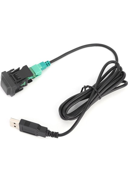 Araba Radyo Çalar USB Düğmesi Anahtarı USB Dönüştürücü Kablosu Adaptörü Araç Ses Parçaları (Yurt Dışından) fiyatları